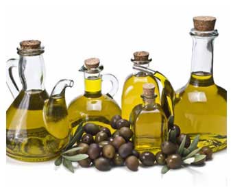 aceite de oliva en botellas