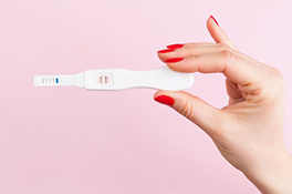 Caligrafía Collar Flexible Pruebas de Laboratorio de Embarazo