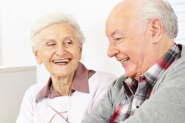 Adultos mayores felices